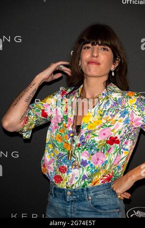 Lou Doillon participe à la conférence « Women in Motion » organisée par Kering lors du 74e Festival de Cannes, à l'hôtel Majestic, à Cannes, en France, le 10 juillet, 2021. Photo par Ammar Abd Rabbo/ABACAPRESS.COM Banque D'Images