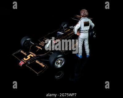 Kit modèle Formule 1 Lotus 1978-1979 F1 car Tamiya Andretti Banque D'Images