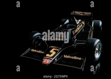 Kit modèle Formule 1 Lotus 1978-1979 F1 car Tamiya Andretti Banque D'Images