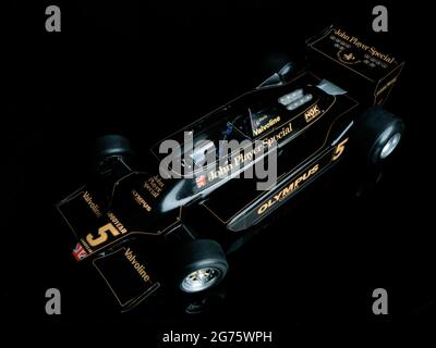 Kit modèle Formule 1 Lotus 1978-1979 F1 car Tamiya Andretti Banque D'Images