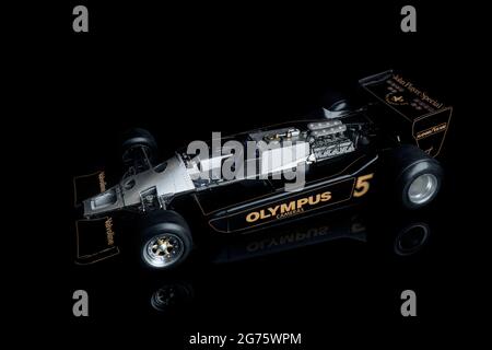 Kit modèle Formule 1 Lotus 1978-1979 F1 car Tamiya Andretti Banque D'Images