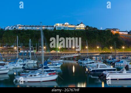 St brides Spa Hotel, Saundersfoot Harbour, Pembrokeshire, pays de Galles, Royaume-Uni Banque D'Images