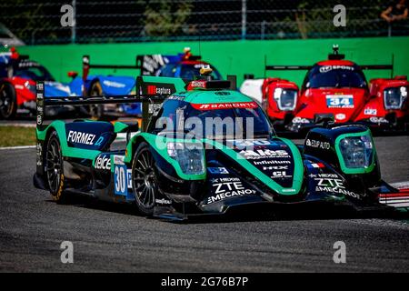 30 Gommendy Tristan (FRA), Binder René (aut), Rojas Memo (mex), DuReine Team, Oreca 07 - Gibson, action pendant les 2021 4 heures de Monza, 4ème tour de la série européenne le Mans 2021, du 09 au 11 juillet 2021 sur l'Autodromo Nazionale di Monza, à Monza, Italie - photo Paulo Maria / DPPI Banque D'Images