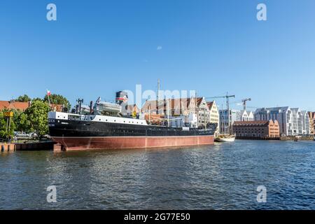 GDANSK, POLOGNE - 13 juin 2021 : Gdansk, Pologne - 13 2021 juin « le musée national de la mer à Gdansk » Banque D'Images