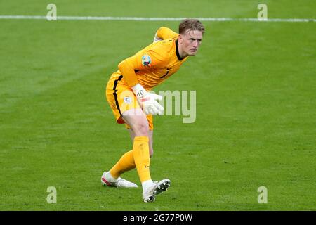 JORDAN PICKFORD, ANGLETERRE, 2021 Banque D'Images