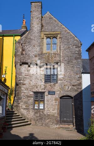 Tudor Merchants House, Quay Hill, Tenby, Pembrokeshire, pays de Galles Banque D'Images