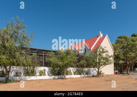 MATJIESFONTEIN, AFRIQUE DU SUD - 20 AVRIL 2021 : le musée des transports de Matjiesfontein dans la province du Cap occidental Banque D'Images