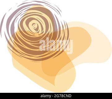 simple fleur vecteur abstrait Illustration de Vecteur