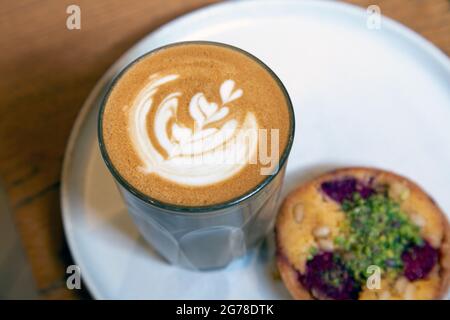 Tarte au café Watchhouse, Bermondsey Steet, Londres, Royaume-Uni Banque D'Images