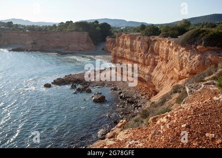 Sa Caleta, Ibiza Banque D'Images