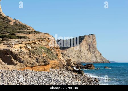 Cabo (Cap) des Falco, ses Salines, Ibiza Banque D'Images