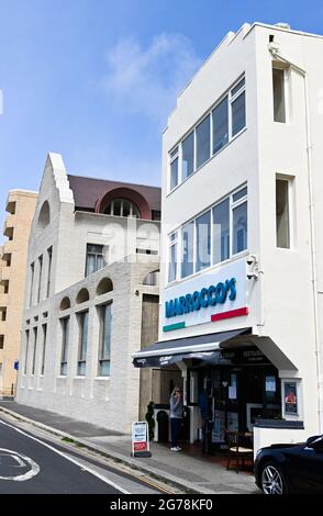 Medina House récemment rénovée sur le front de mer de Hove. Un ancien bain turc le bâtiment a été reconstruit par le guitariste Pink Floyd Dave Gilmour - Royaume-Uni Banque D'Images