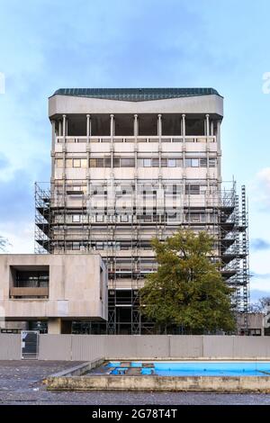 Rathaus Marl, hôtel de ville, Marl, Rhénanie-du-Nord-Westphalie, Allemagne Banque D'Images