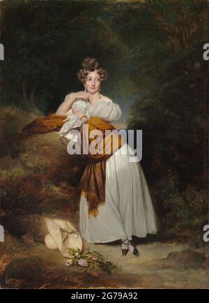 Portrait de la Grande duchesse Sophie de Baden (1801-1865). Musée : Cleveland Museum of Art, Cleveland. Auteur: Franz Xavier Winterhalter. Banque D'Images