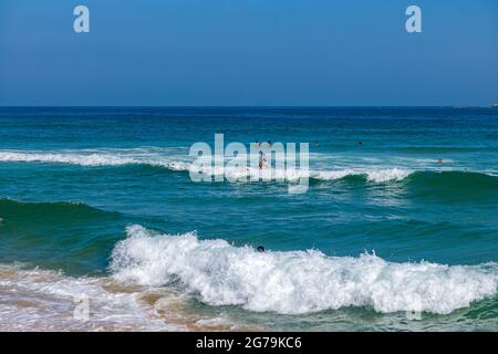 Plage de Grumari sur le côté ouest de Rio de Janeiro, Brésil, Amérique du Sud, Brésil Banque D'Images