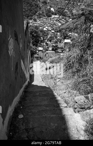 Promenade à Santa Teresa, Rio de Janeiro Banque D'Images