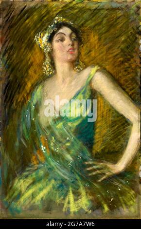 Alice Pike Barney peinture de la danseuse Ruth St Denis Banque D'Images