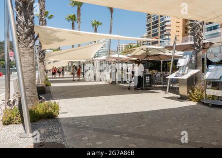 Malaga espagne. Muelle uno, promenade au bord de l'eau, centre commercial et de restaurants, Port de Málaga, Andalousie, Espagne. Banque D'Images