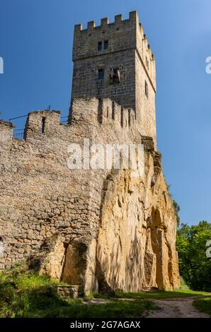 Château gothique Helfenburk, République tchèque Banque D'Images