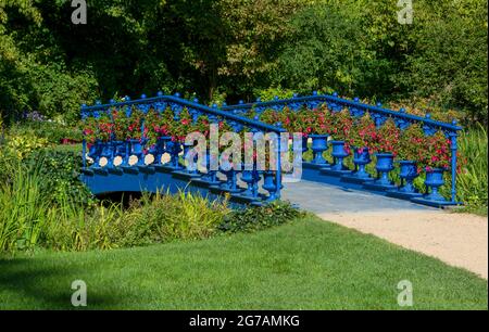 Nouveau château à Prince Pücklerpark Bad Muskau, haute Lusatia, district de Goerlitz, Saxe, Allemagne, Europe Banque D'Images