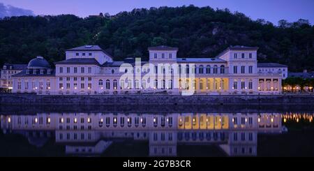 Europe, Allemagne, Rhénanie-Palatinat, Bad EMS, Kurhaus et casino Banque D'Images