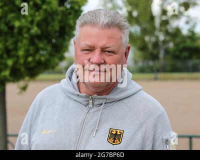 DLV National Coach Llitter Sven Lang au Schönebecker Solecup 2021 Banque D'Images