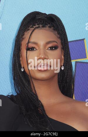 Taylor Rooks 07/12/2021 la première mondiale de “Space Jam: A New Legacy” tenue à la L.A. Live Regal Cinemas à Los Angeles, CA photo par Izumi Hasegawa/HollywoodNewsWire.net crédit: Hollywood News Wire Inc./Alamy Live News Banque D'Images