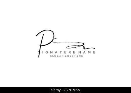 Lettre PC Signature logo Template Design élégant logo Sign symbole modèle icône vectorielle Illustration de Vecteur