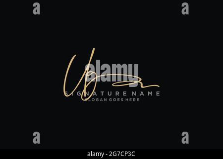 UG lettre Signature logo Template Design élégant logo signe symbole modèle icône vectorielle Illustration de Vecteur