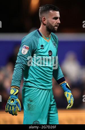 Photo du dossier datée du 28-10-2019, du gardien de but Liam Kelly des Queens Park Rangers. Date de publication : le mardi 13 juillet 2021. Banque D'Images