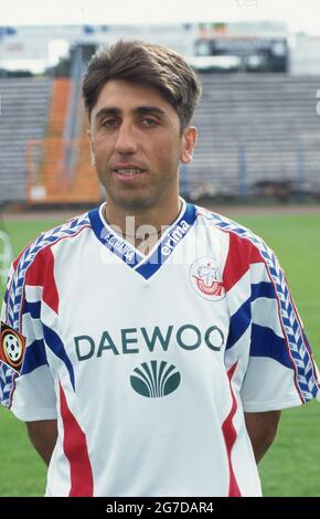 Firo Fuvuball, football, 1er Bundesliga, saison 1996/1997, archive photo, 96/97 images d'archive, FC Hansa Rostock, photocall, 1996 Toni Micevski, demi-figure, portrait Banque D'Images