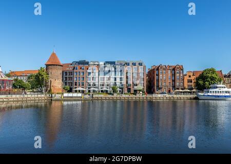 GDANSK, POLOGNE - 18 juin 2021 : Gdansk, Pologne - 14 2021 juin « Hilton Hotel in Gdansk » Banque D'Images