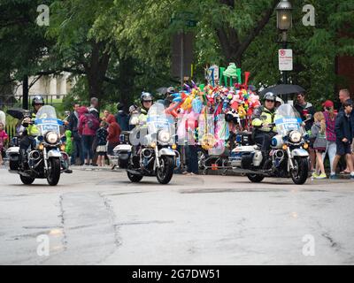 Image du Bunker Hill Day Parade 2019 à Boston, Massachusetts. Banque D'Images