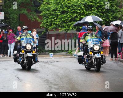 Image du Bunker Hill Day Parade 2019 à Boston, Massachusetts. Banque D'Images