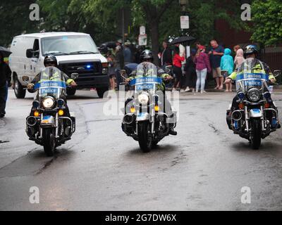 Image du Bunker Hill Day Parade 2019 à Boston, Massachusetts. Banque D'Images