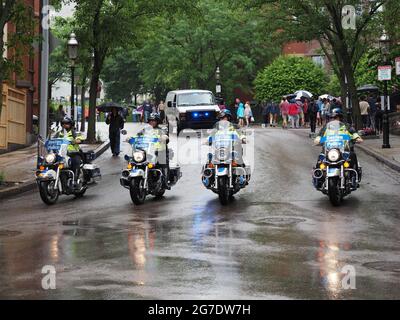 Image du Bunker Hill Day Parade 2019 à Boston, Massachusetts. Banque D'Images