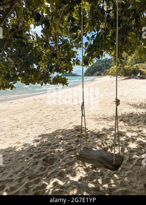 Klong Prao Beach à koh Chang, Tran, Thaïlande Banque D'Images