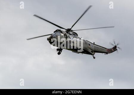 Royal Navy Westland Sea King HC4 (ZA314) - détenu et exploité par Historic Helicopters au salon militaire Shuttleworth le 4 juillet 2021 Banque D'Images