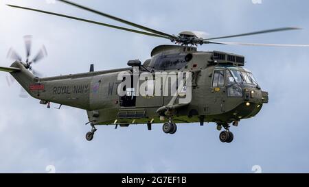 Royal Navy Westland Sea King HC4 (ZA314) - détenu et exploité par Historic Helicopters au salon militaire Shuttleworth le 4 juillet 2021 Banque D'Images