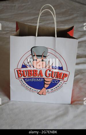 ORLANDO / FLORIDA / USA - 09 décembre 2017.- Bubba Gump Shrimp Co. Et restaurant et maket dans le studio universel. (Photo.Francis Dean/Dean Pictures) Banque D'Images