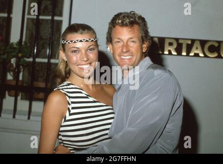 Vanna White et John Gibson Circa années 80 crédit: Ralph Dominguez/MediaPunch Banque D'Images