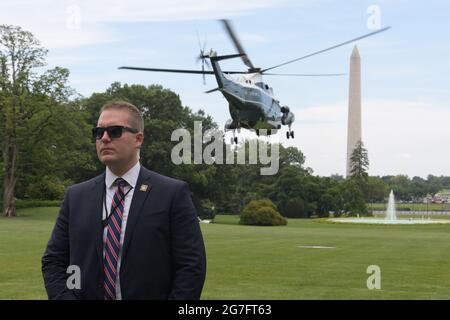 Washington, États-Unis. 13 juillet 2021. LE président AMÉRICAIN Joe Biden part à Philadelphie à la Maison Blanche à Washington DC. Crédit : SOPA Images Limited/Alamy Live News Banque D'Images