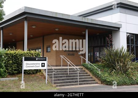 Gloucestershire Coroner's court - Gloucestershire Coroners Service - photo d'Antony Thompson - Thousand Word Media, NO SALES, NO SYNDICATION. Con Banque D'Images