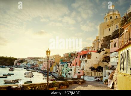 Île de Procida en Italie Banque D'Images