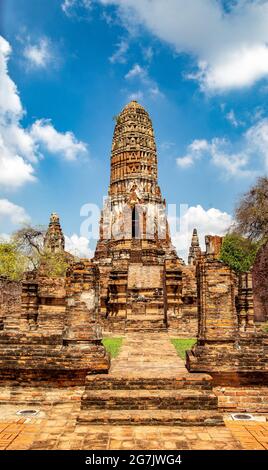 Wat Phra RAM temple à Phra Nakhon si Ayutthaya, ville historique en Thaïlande Banque D'Images