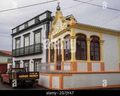 Império do Divino Espirito Santo dos Biscoitos, île de Terceira Banque D'Images