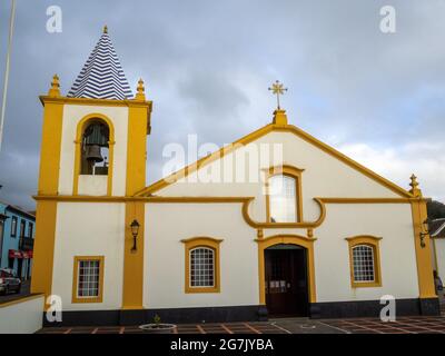 Igreja de Santa Bárbara, île de Terceira Banque D'Images