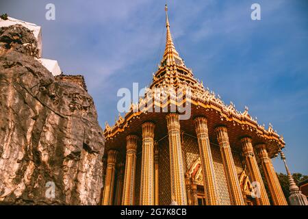 Wat Phra Phutthabat à Saraburi, Thaïlande Banque D'Images