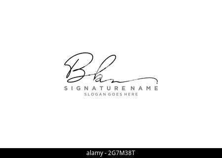 BB lettre Signature logo Template Design élégant logo signe symbole modèle icône vectorielle Illustration de Vecteur