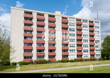 Maison multi-familiale, Hagen, région de la Ruhr, Rhénanie-du-Nord-Westphalie, Allemagne, Europe Banque D'Images